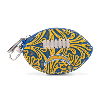 Los Angeles Chargers Montana West Women's Football Bag Charm
