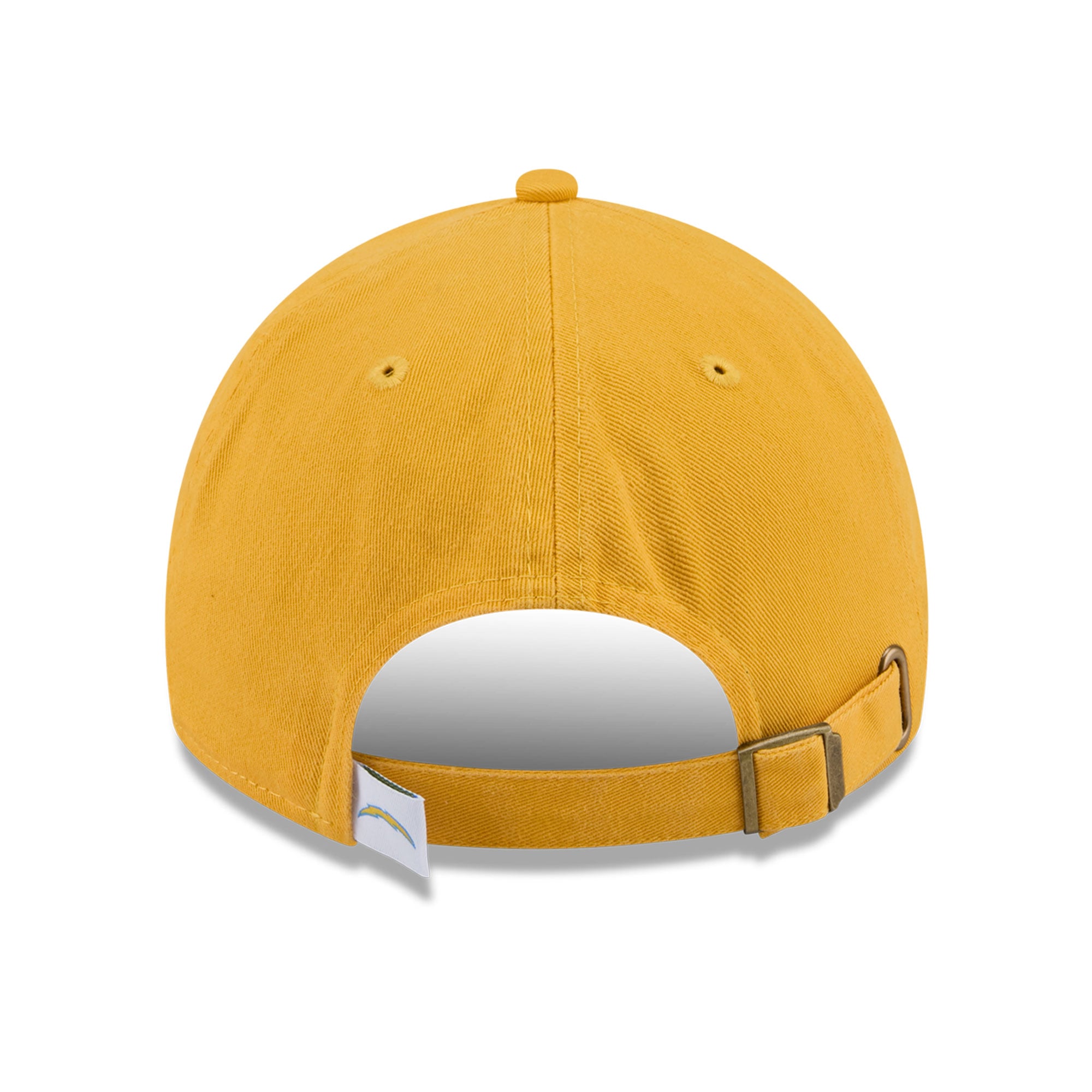 Casquette New Era dorée pour femme, Los Angeles Chargers, style rétro, classique et ajustable