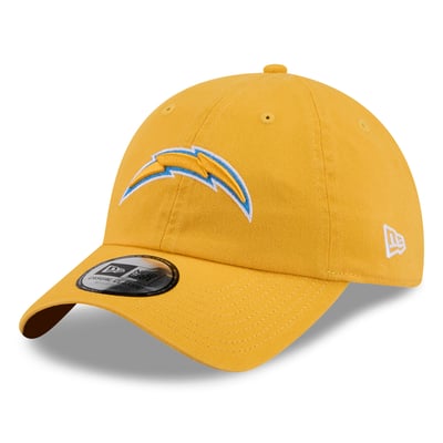 Los Angeles Chargers New Era Women's Throwback Casual Classic Adjustable Hat - Gold