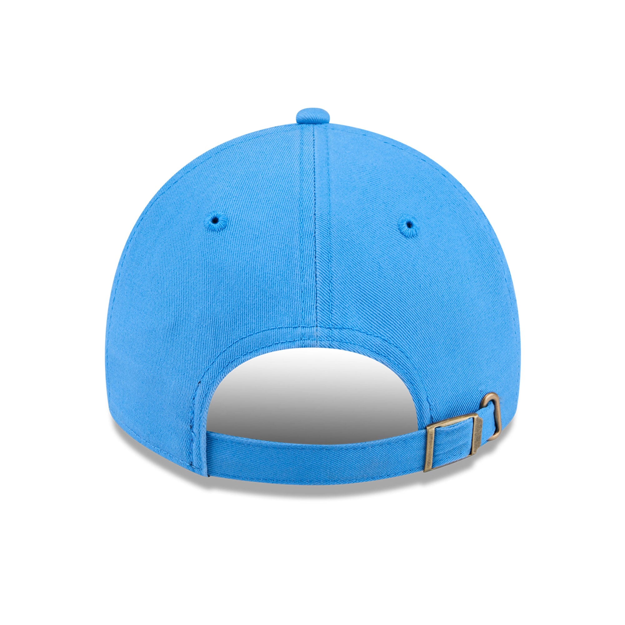 Casquette New Era pour femme, bleu poudré, Los Angeles Chargers, style classique décontracté et ajustable.