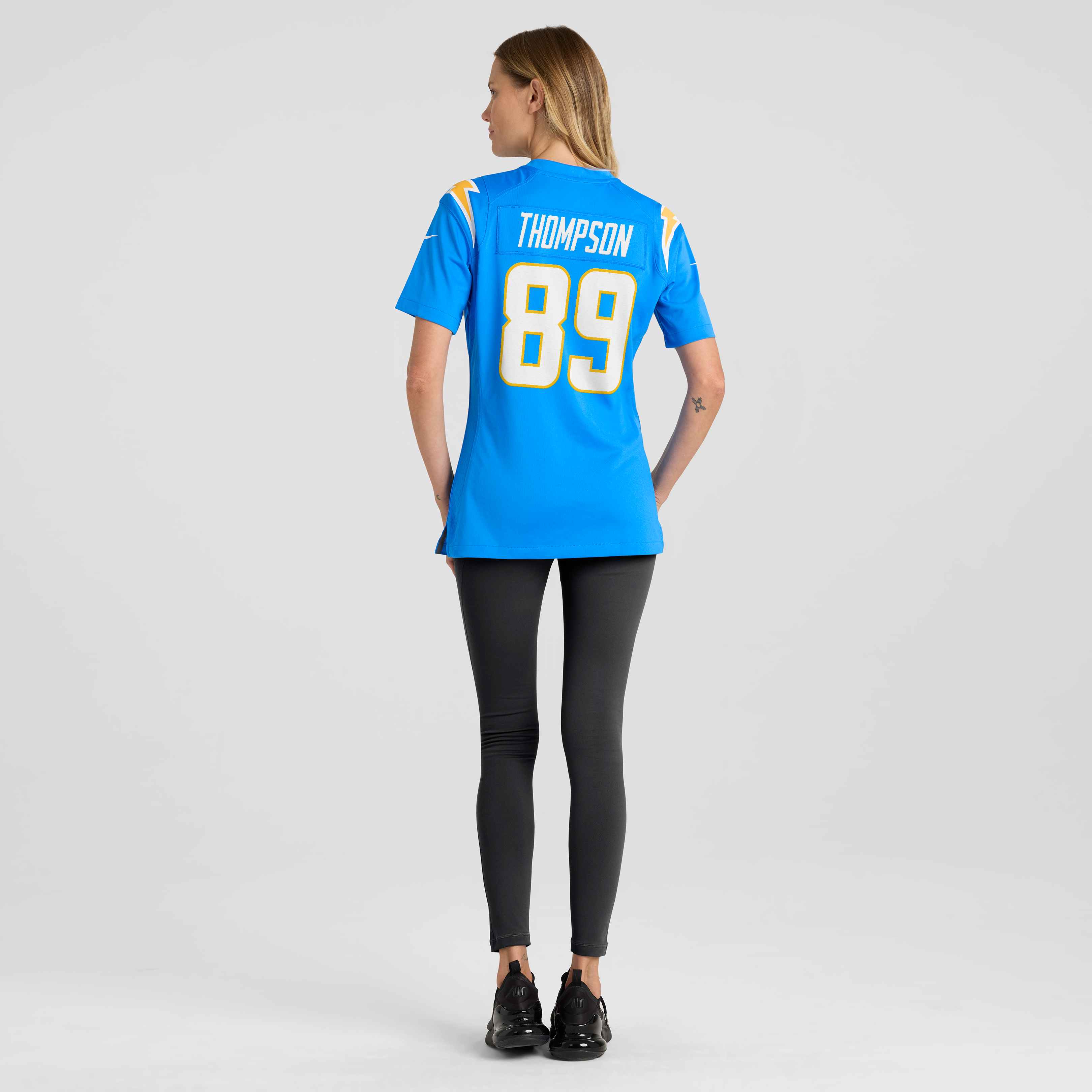 Women's Nike Brenen Thompson Powder Blue Los Angeles Chargers Team Game Jersey