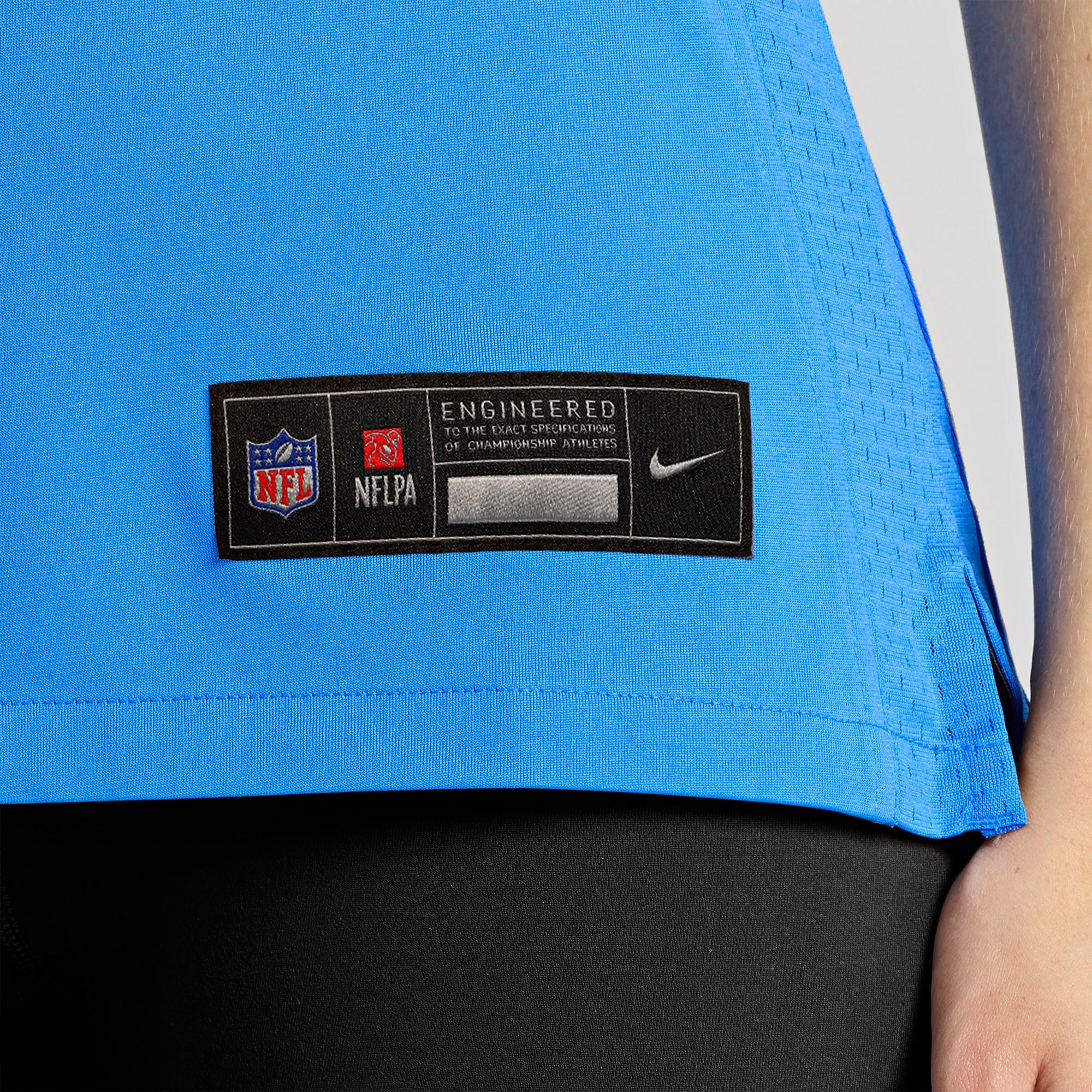 Maillot de match Nike Hayden Rucci bleu poudré pour femme, Los Angeles Chargers