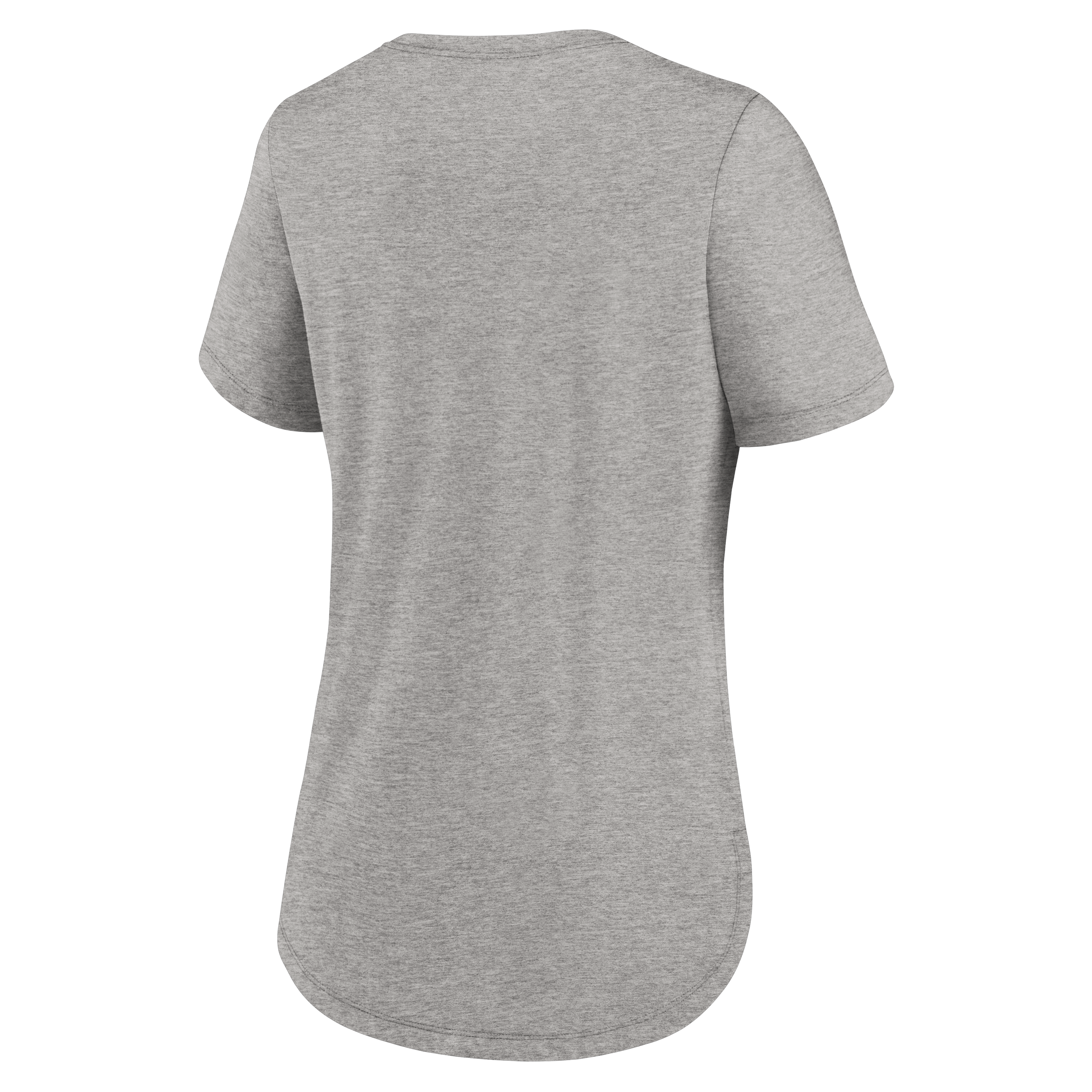 Women's Nike Heather Gray Los Angeles Chargers Strong Safety Tri-Blend T-Shirt