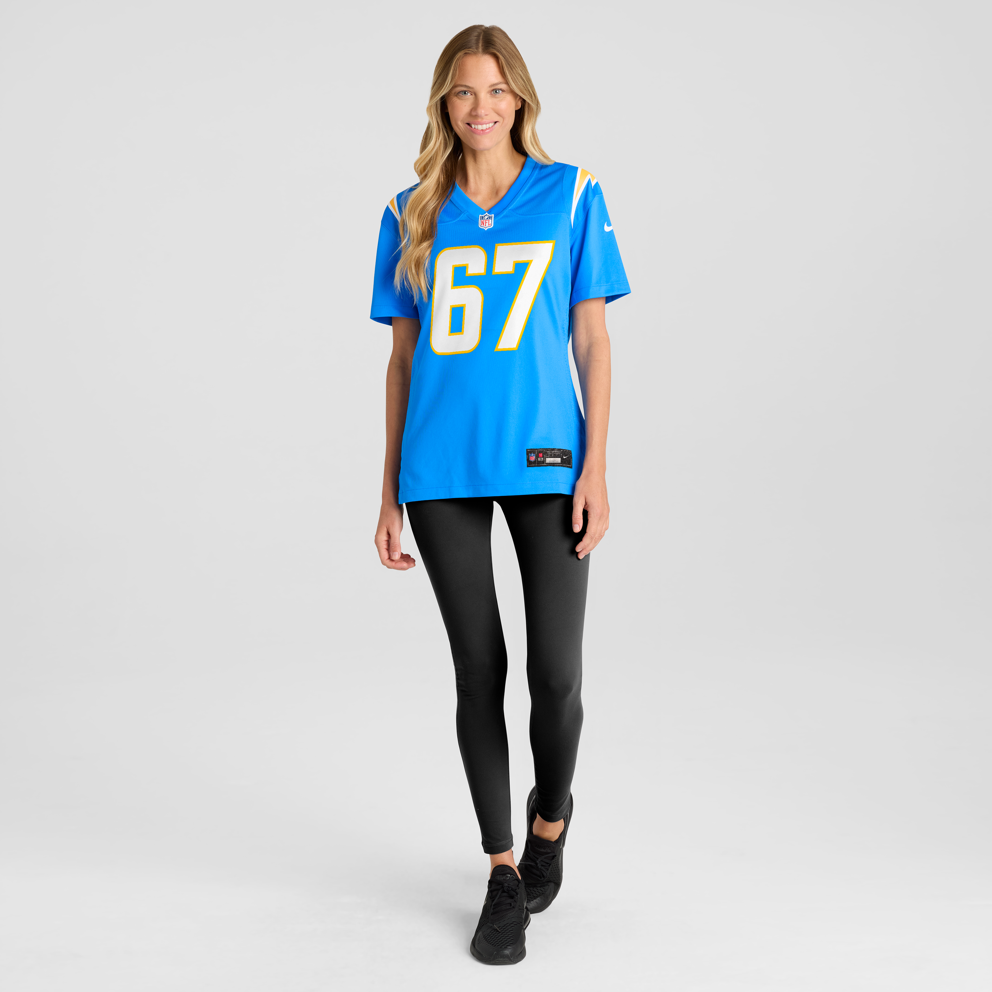 Women's Nike Isaiah World Powder Blue Los Angeles Chargers Team Game Jersey