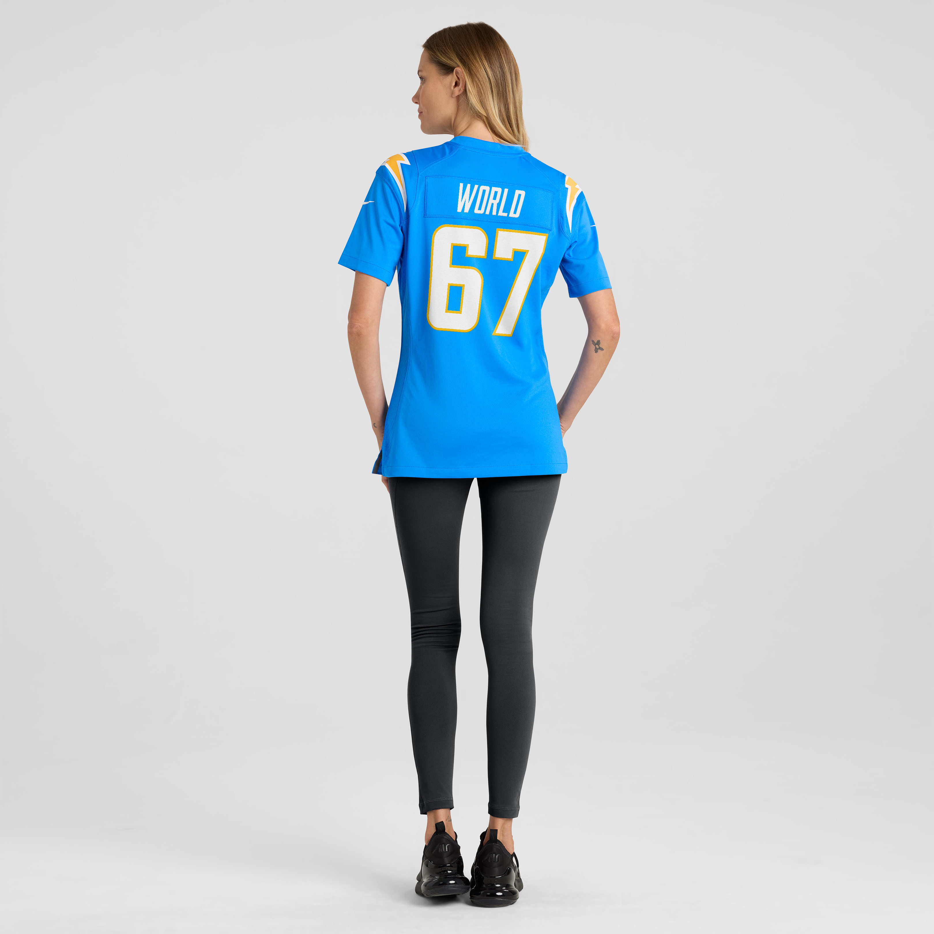 Women's Nike Isaiah World Powder Blue Los Angeles Chargers Team Game Jersey