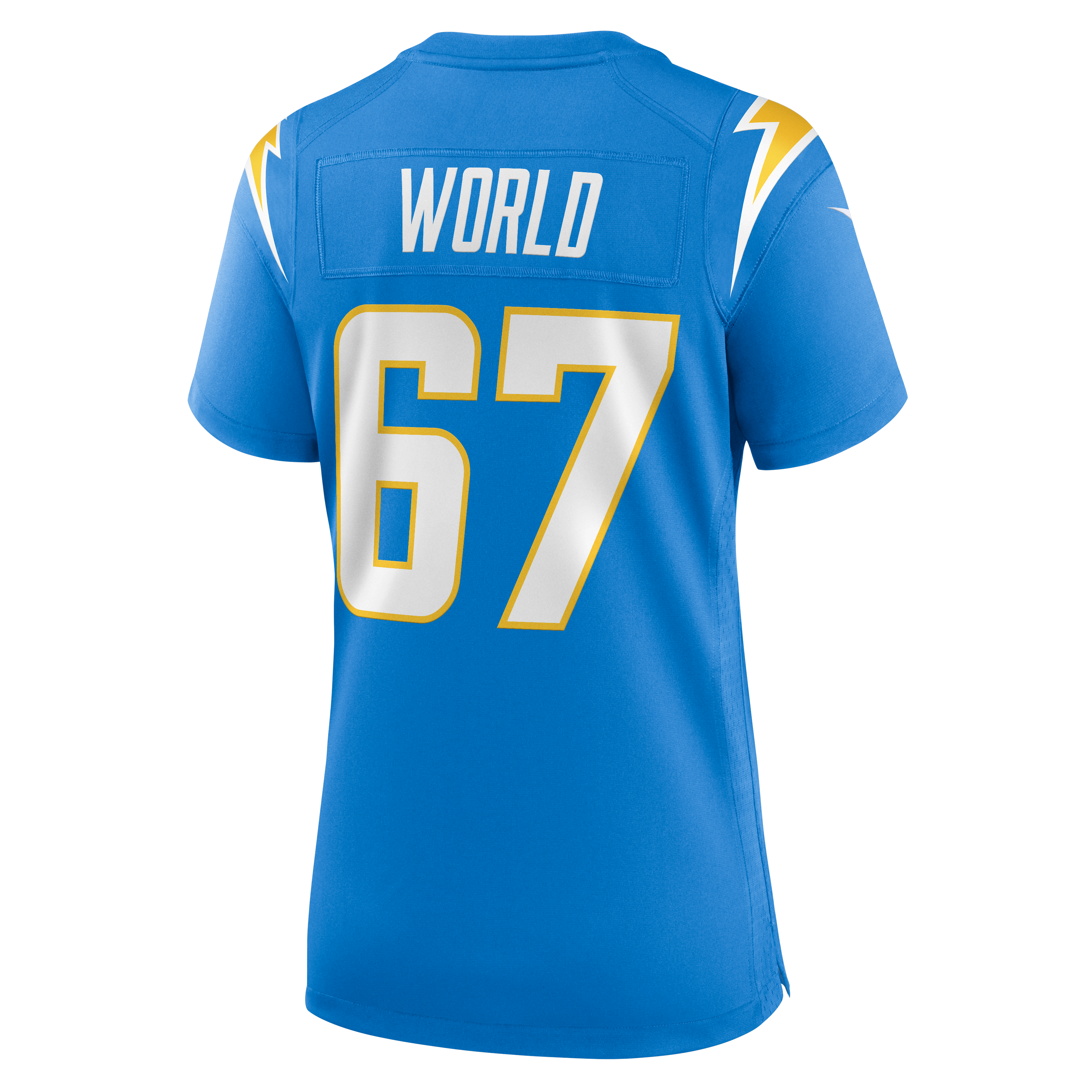Women's Nike Isaiah World Powder Blue Los Angeles Chargers Team Game Jersey