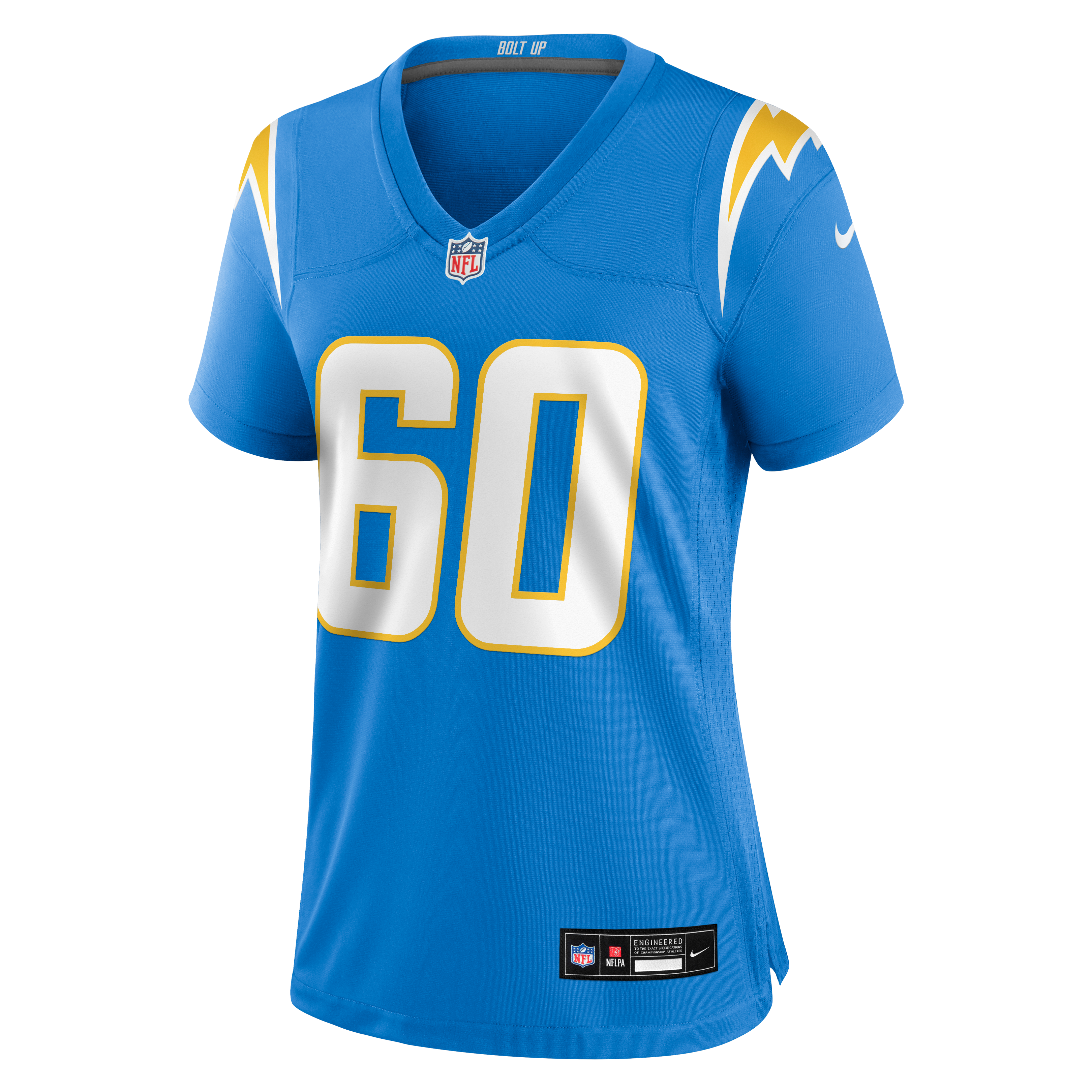 Women's Nike Jacob Spomer Powder Blue Los Angeles Chargers Team Game Jersey