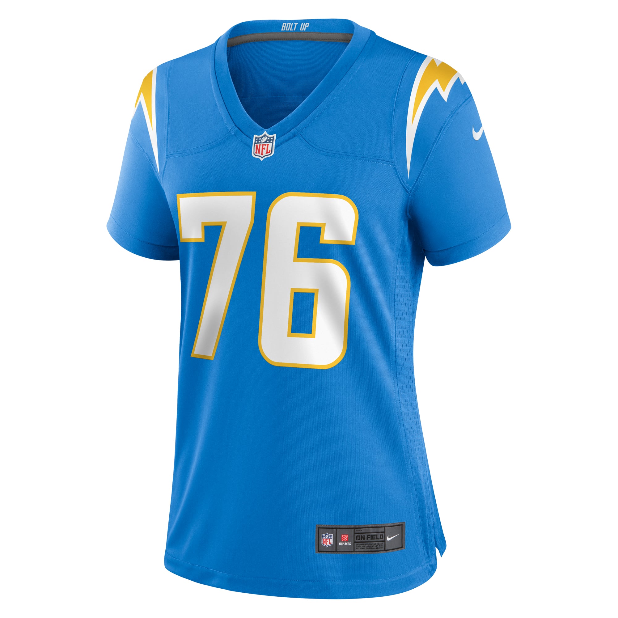 Women's Nike Joe Alt Powder Blue Los Angeles Chargers Team Game Jersey
