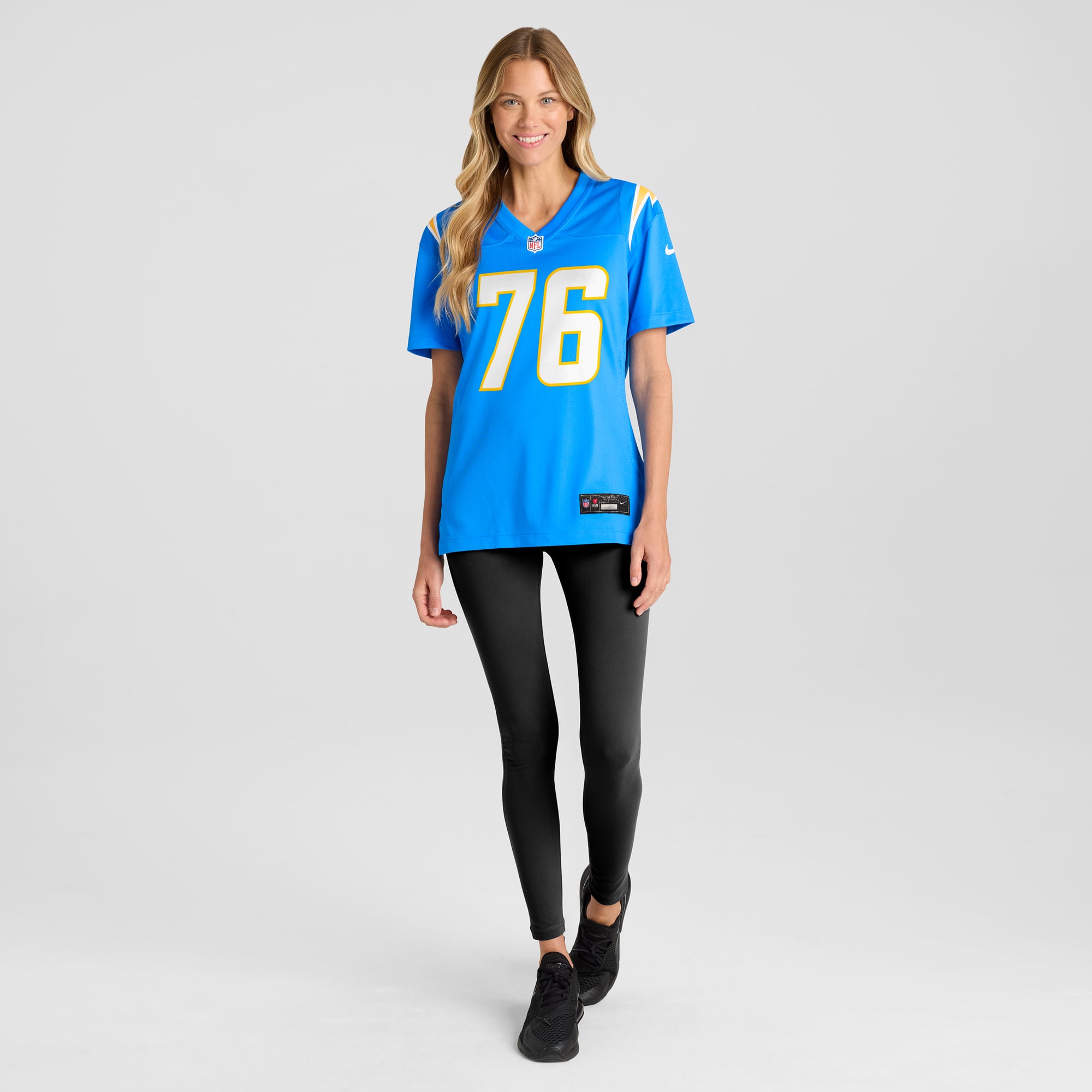 Women's Nike Joe Alt Powder Blue Los Angeles Chargers Team Game Jersey