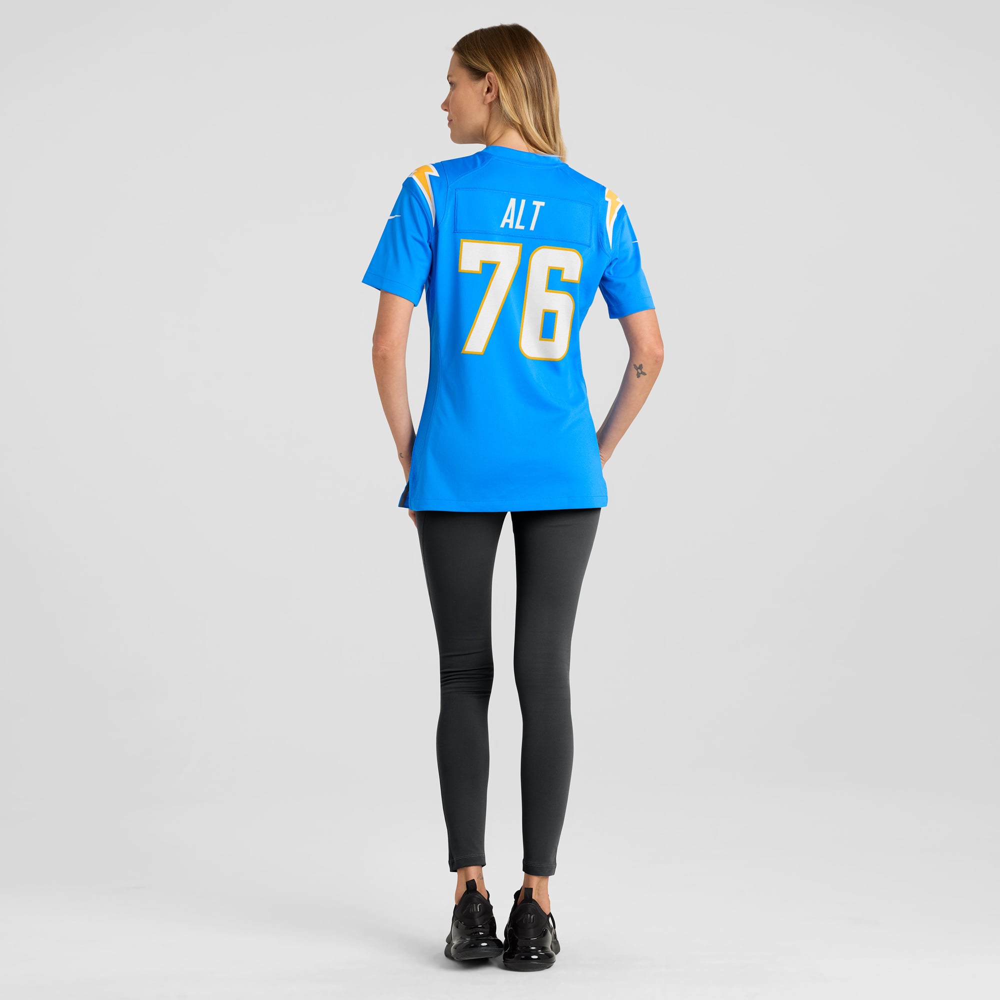Women's Nike Joe Alt Powder Blue Los Angeles Chargers Team Game Jersey