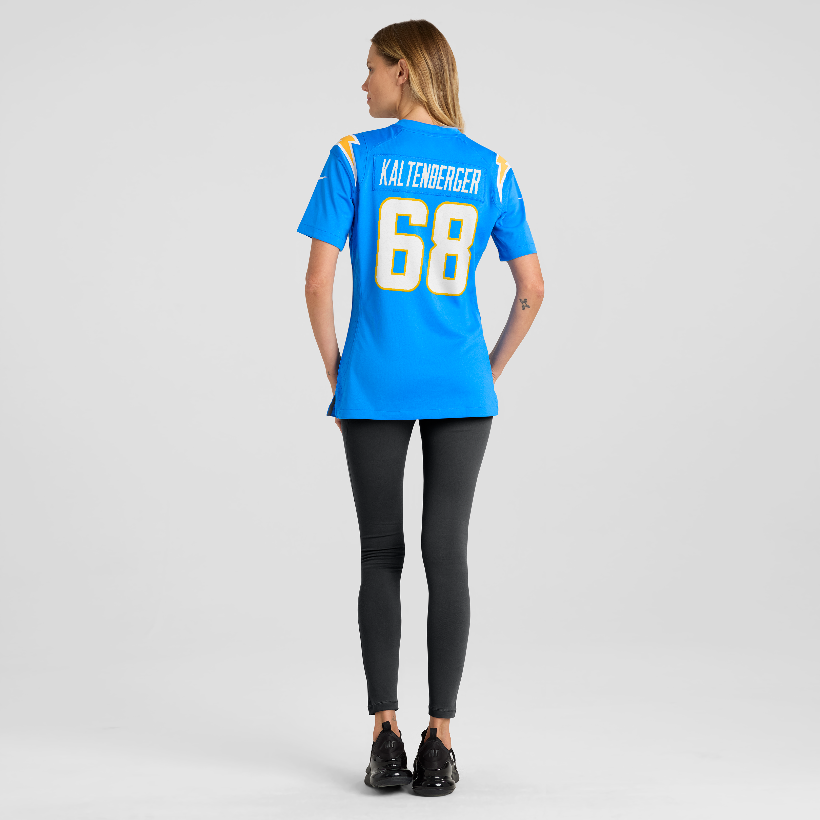 Women's Nike Josh Kaltenberger Powder Blue Los Angeles Chargers Team Game Jersey