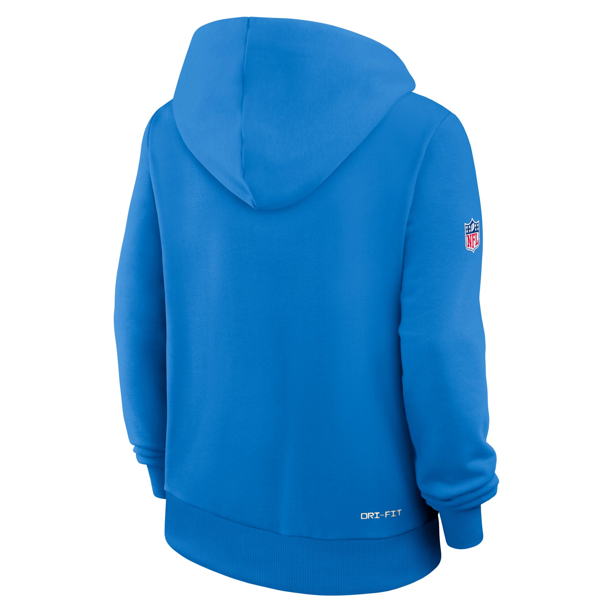 Sweat à capuche Nike Dri-FIT bleu poudré pour femme, édition standard des Los Angeles Chargers