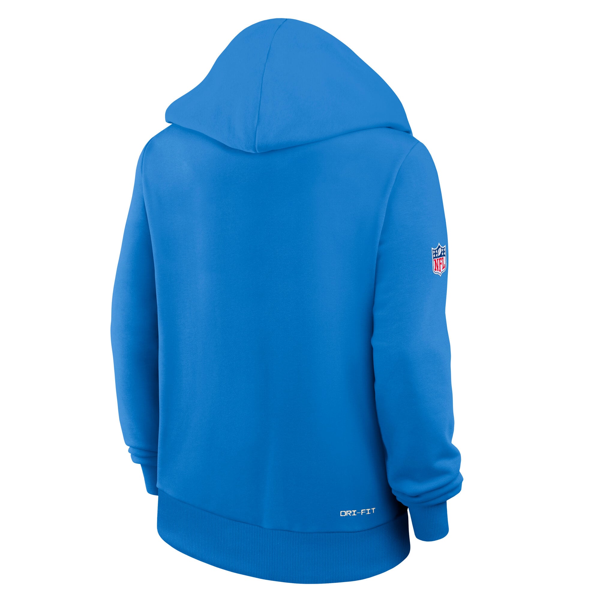 Sweat à capuche Nike Dri-FIT bleu poudré pour femme, édition standard des Los Angeles Chargers