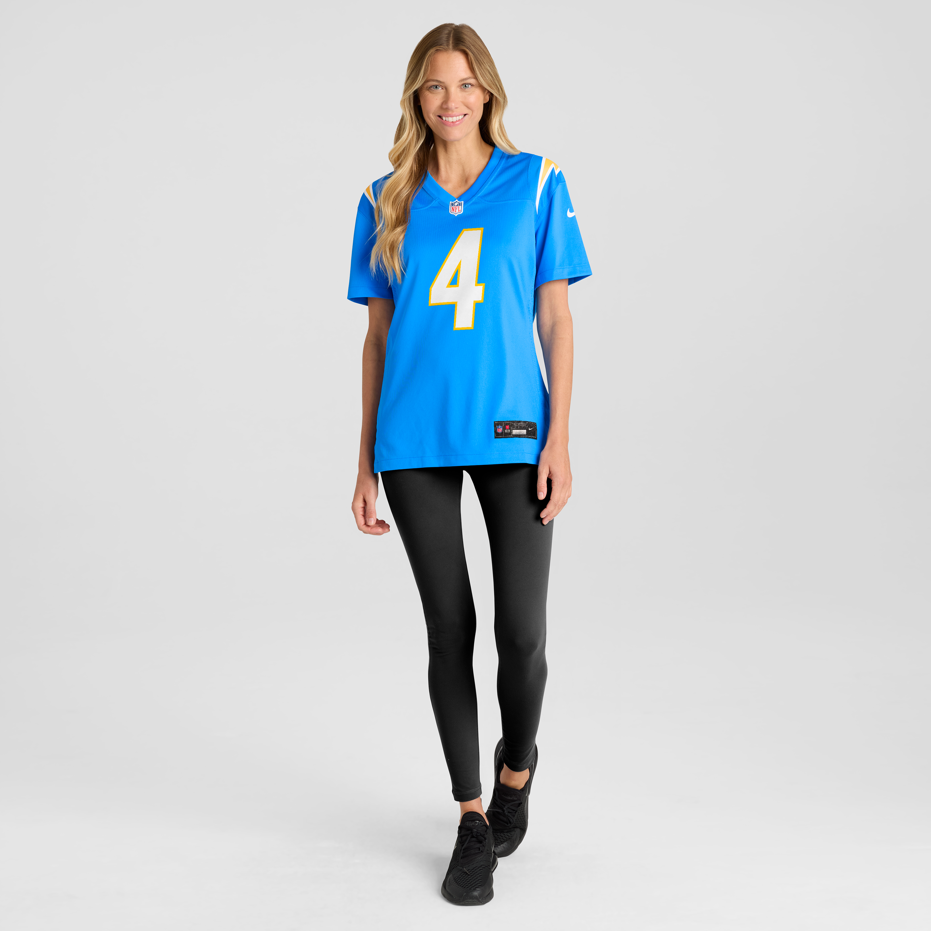Women's Nike Tarheeb Still Powder Blue Los Angeles Chargers Team Game Jersey