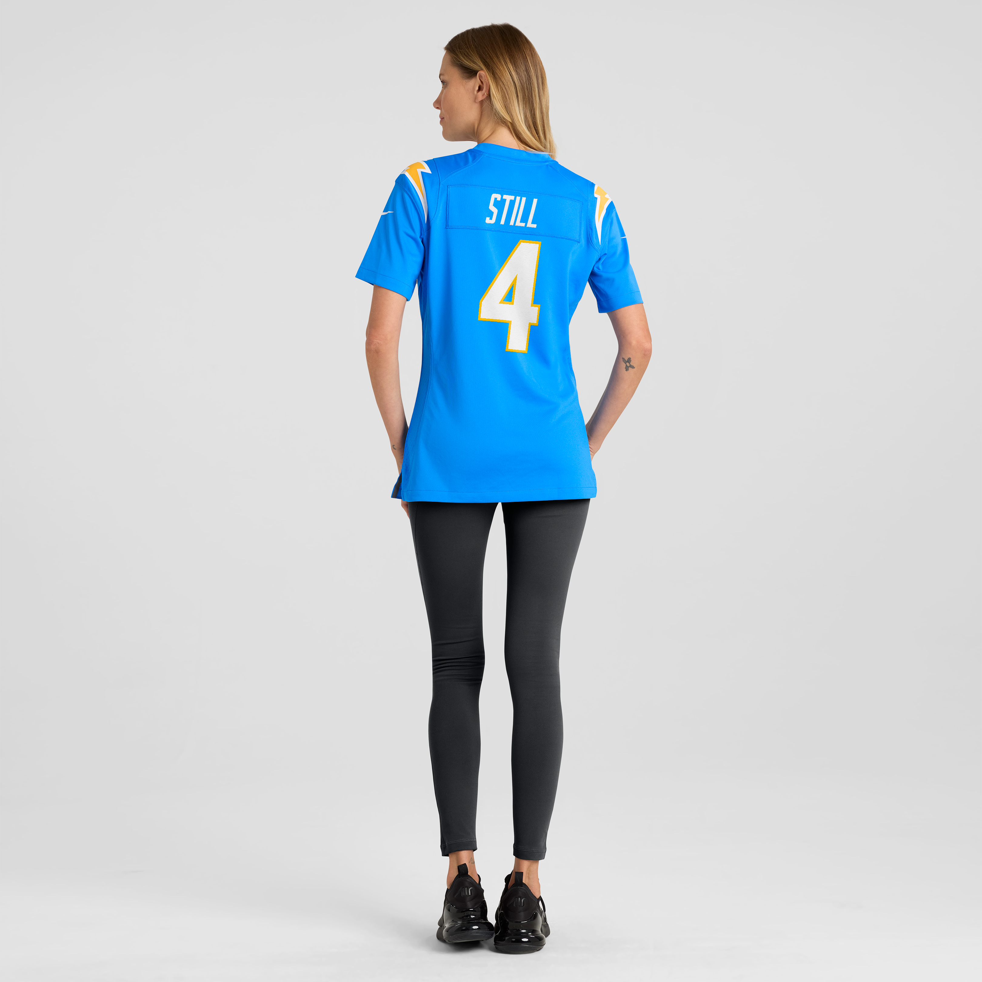 Women's Nike Tarheeb Still Powder Blue Los Angeles Chargers Team Game Jersey