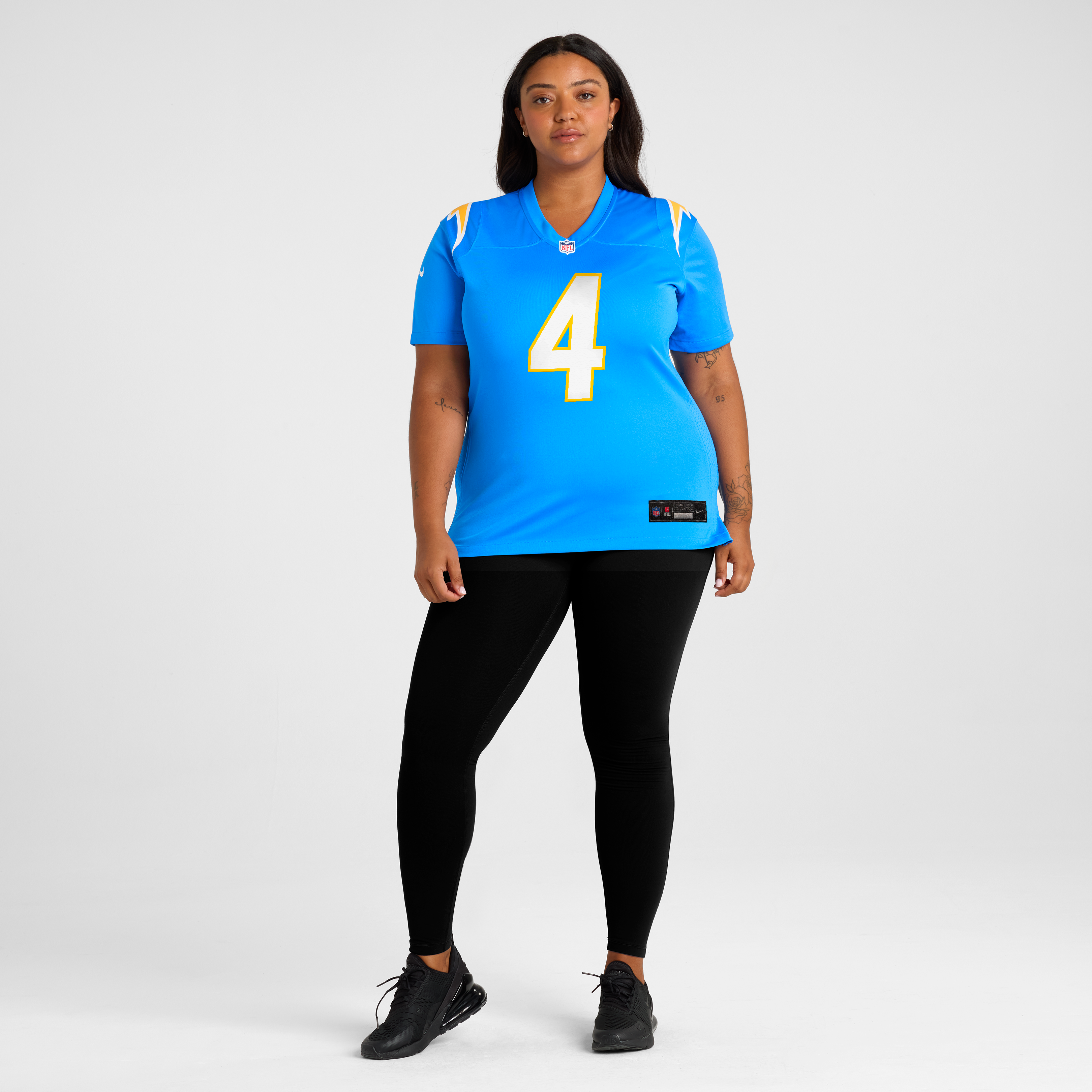 Women's Nike Tarheeb Still Powder Blue Los Angeles Chargers Team Game Jersey