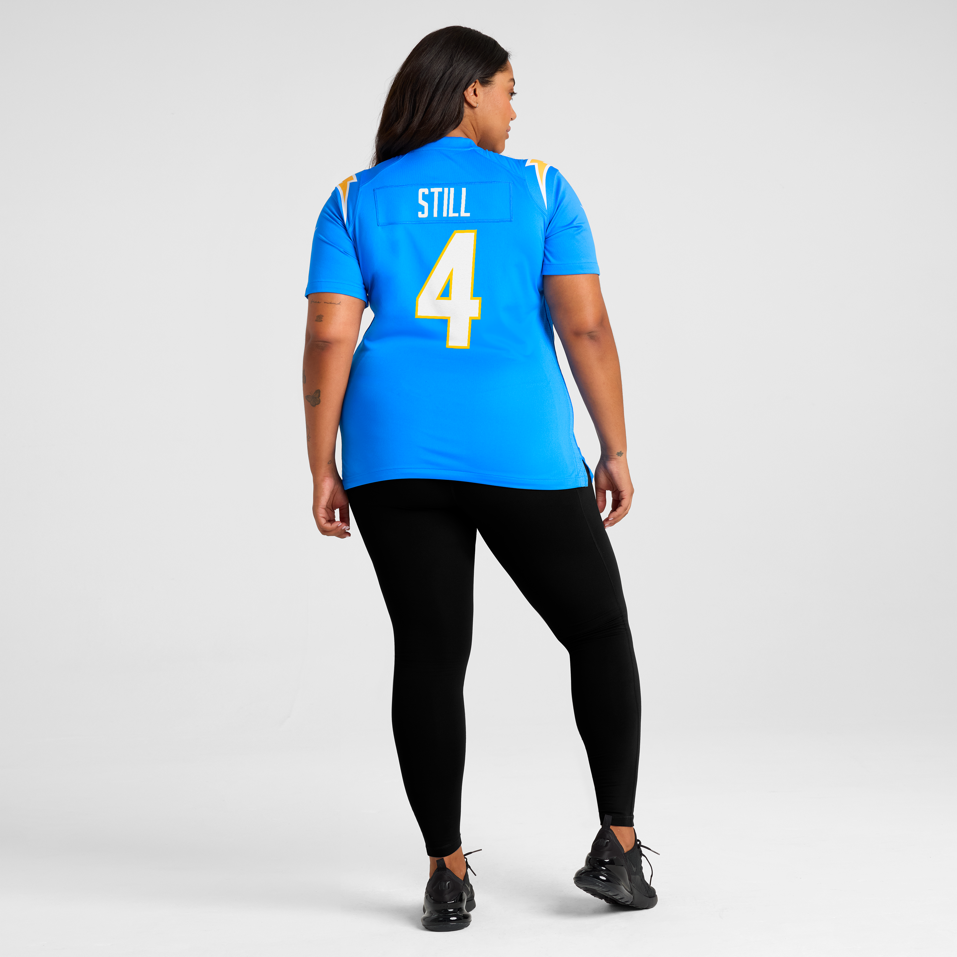 Women's Nike Tarheeb Still Powder Blue Los Angeles Chargers Team Game Jersey