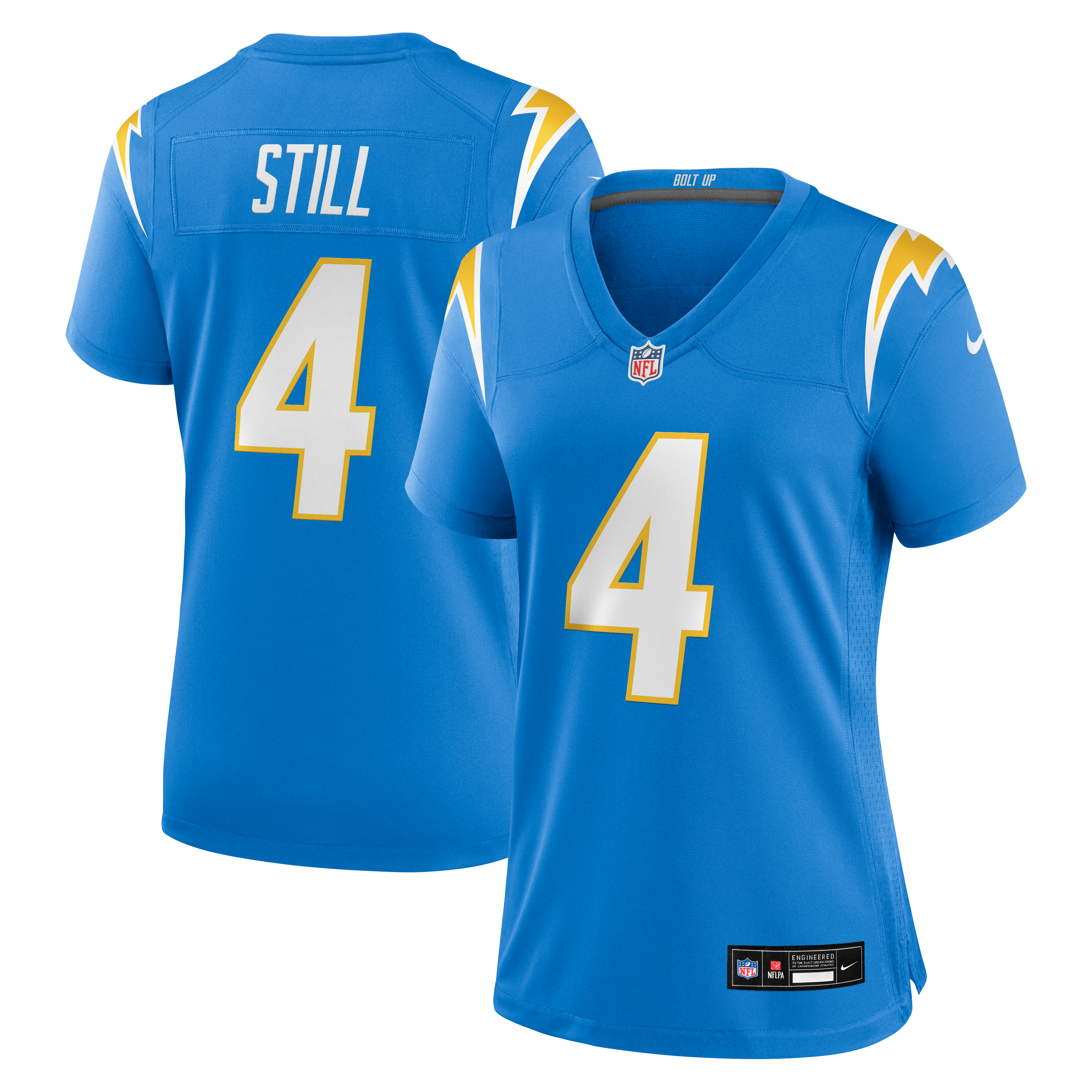 Women's Nike Tarheeb Still Powder Blue Los Angeles Chargers Team Game Jersey