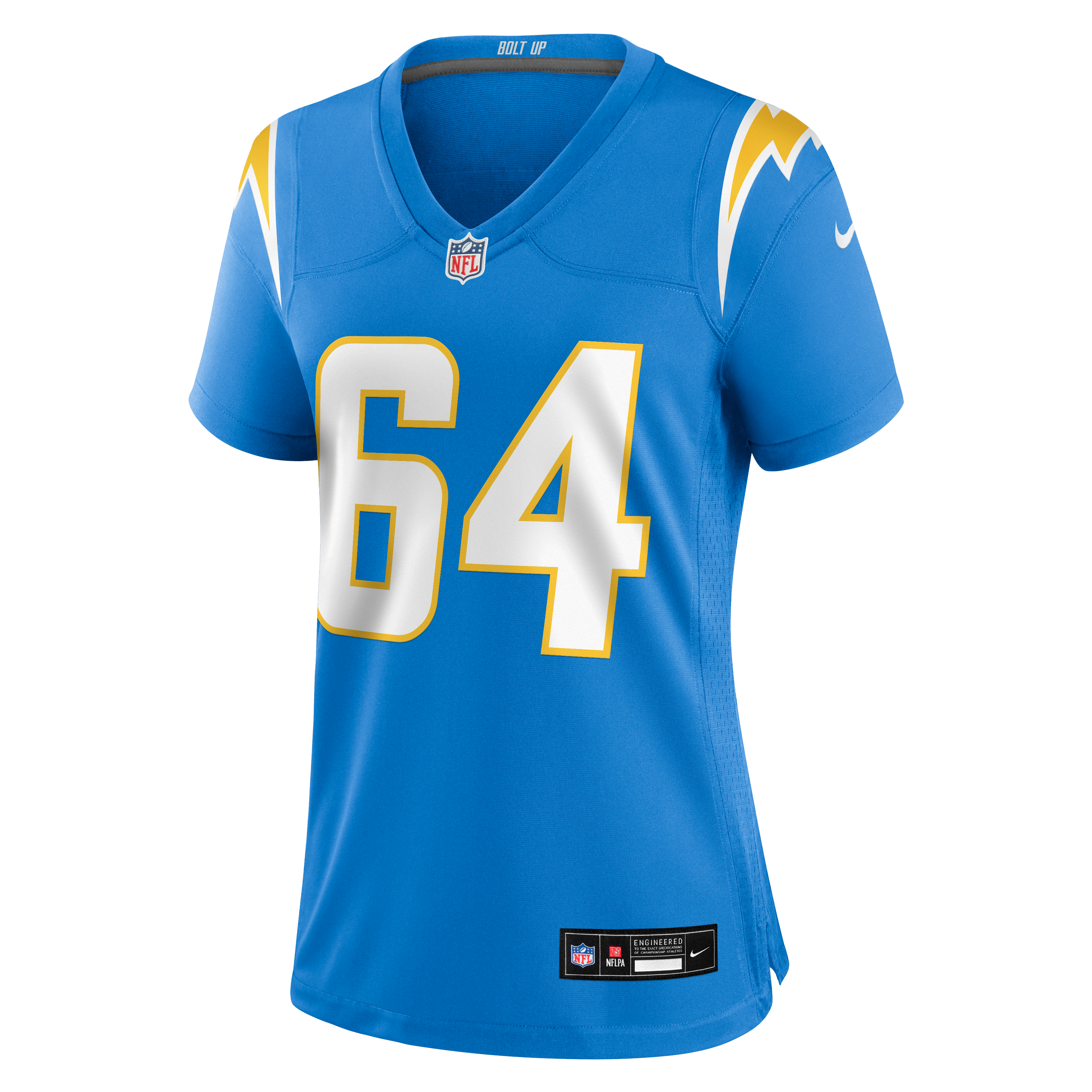 Women's Nike Terry Webb Powder Blue Los Angeles Chargers Team Game Jersey