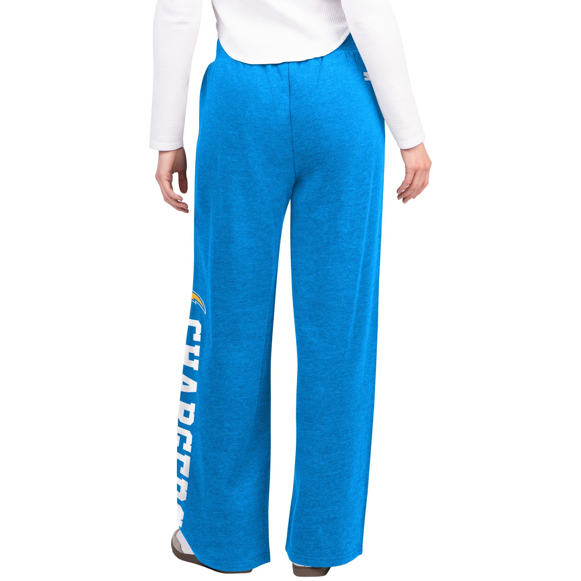 Pantalon de survêtement large bleu clair pour femme, modèle Starter, Los Angeles Chargers Field