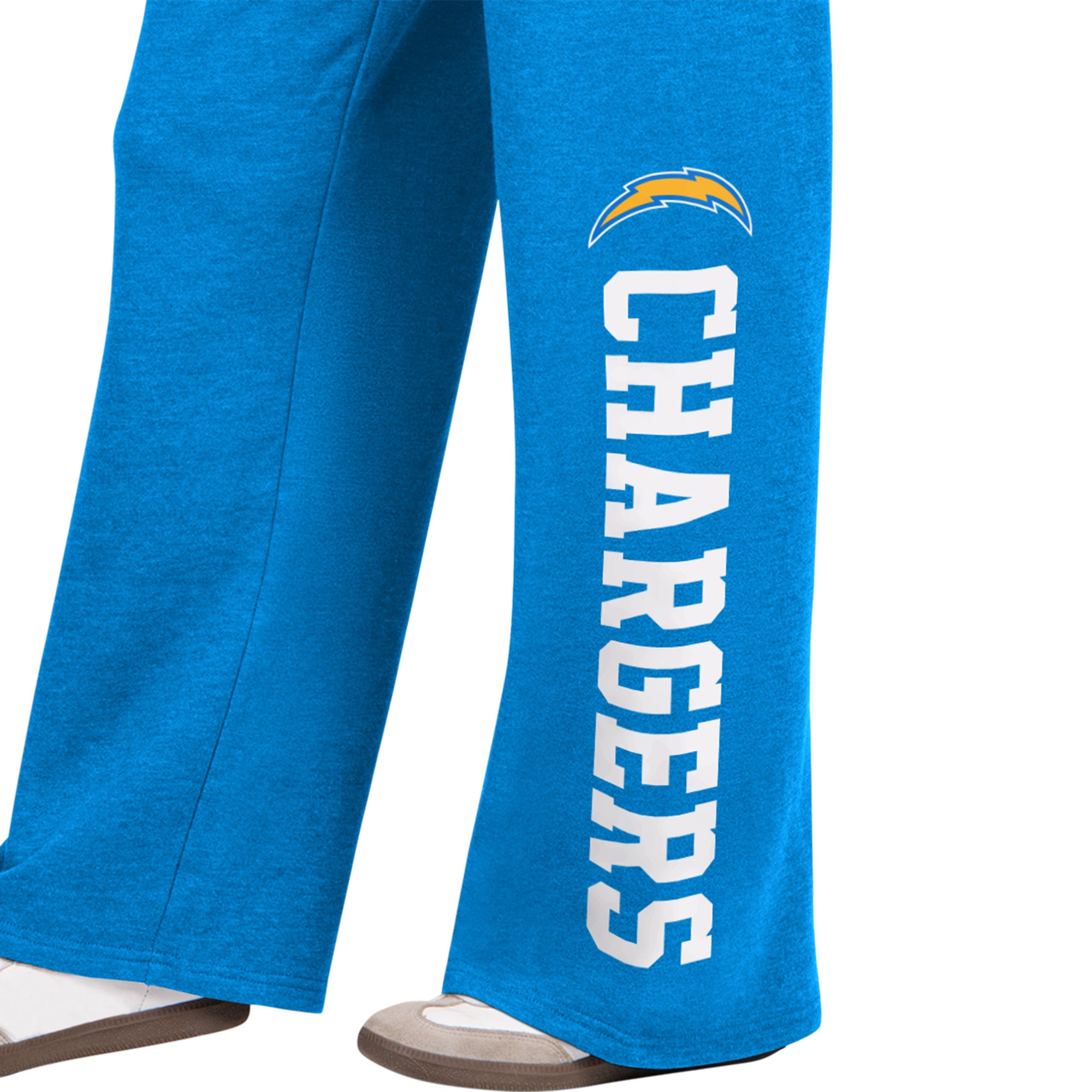 Pantalon de survêtement large bleu clair pour femme, modèle Starter, Los Angeles Chargers Field