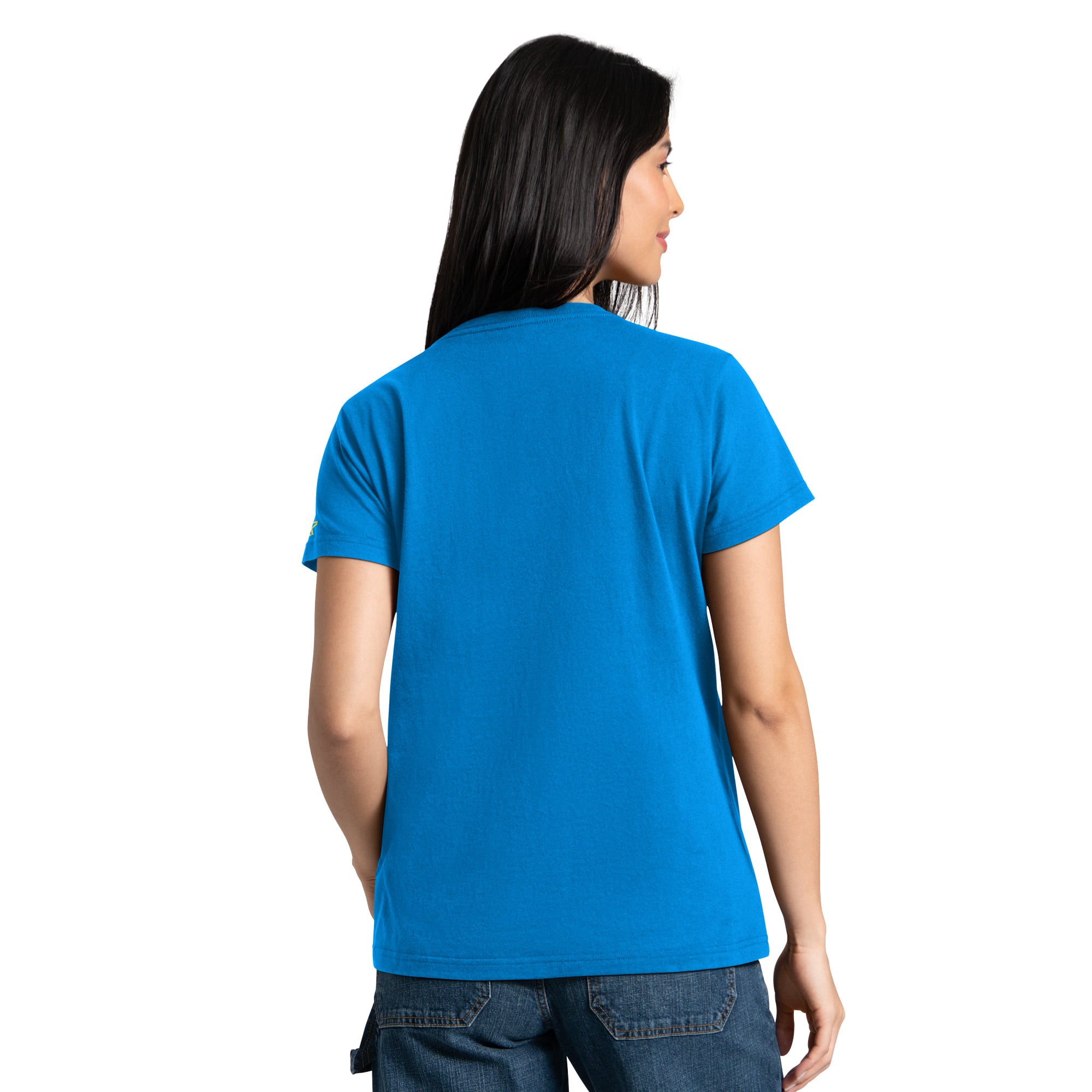 Pack de t-shirts Starter pour femmes, bleu poudré et or, Los Angeles Chargers