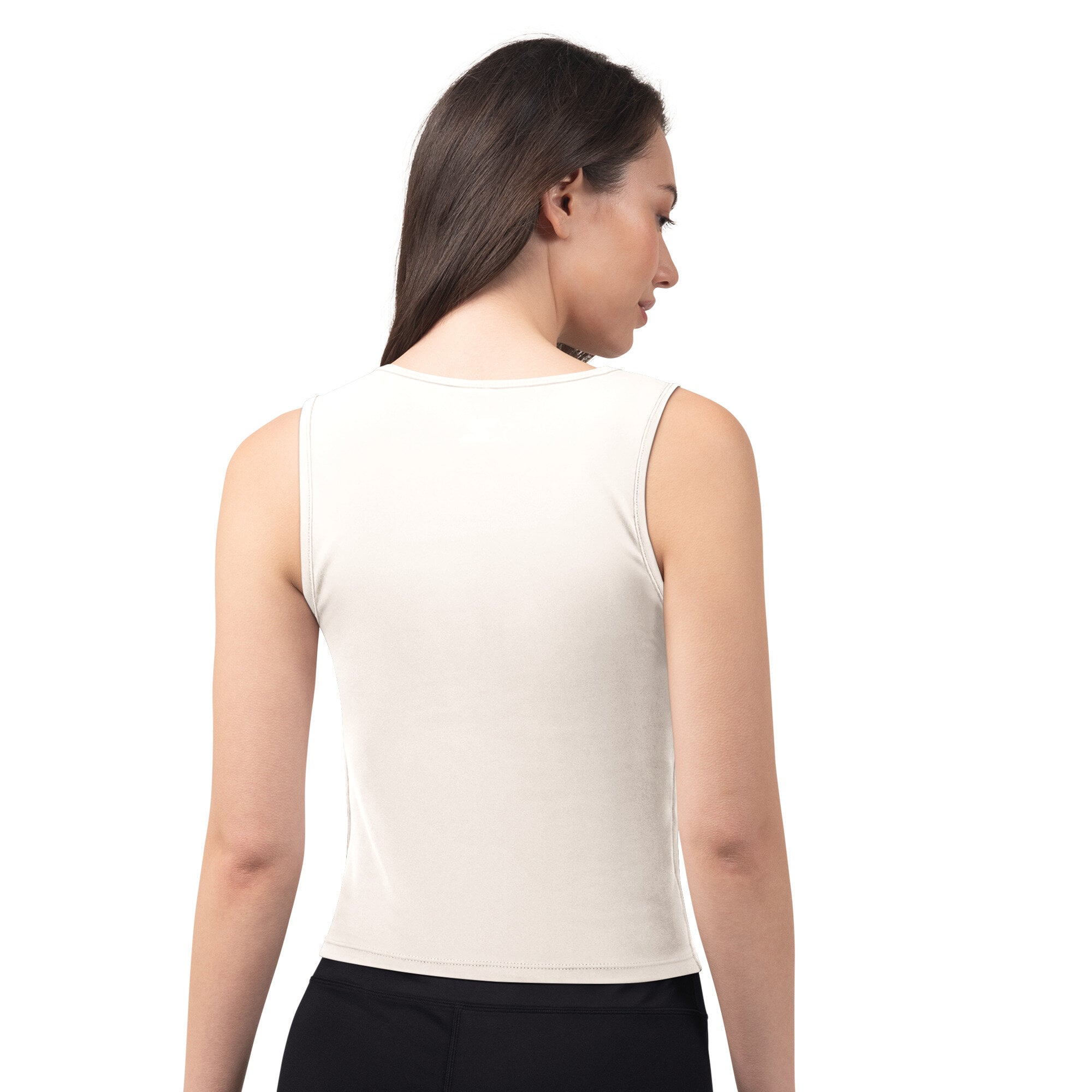 Women's  Starter White Los Angeles Chargers Athleisure Cropped Tank Top
