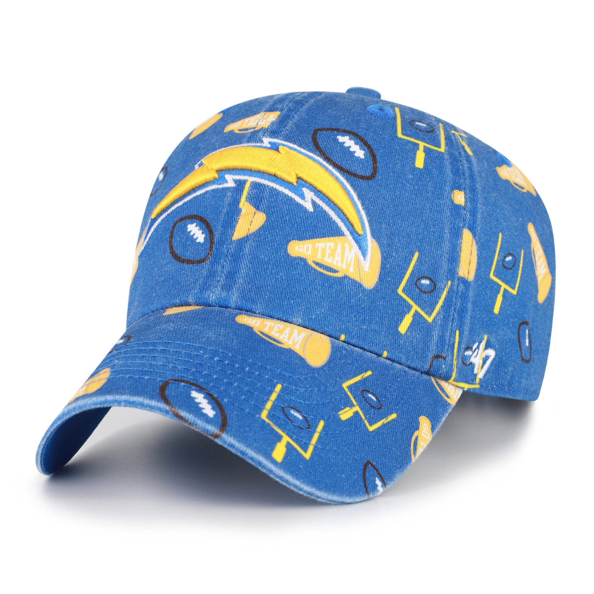 Youth '47 Powder Blue Los Angeles Chargers Stomping Ground Clean Up Adjustable Hat
