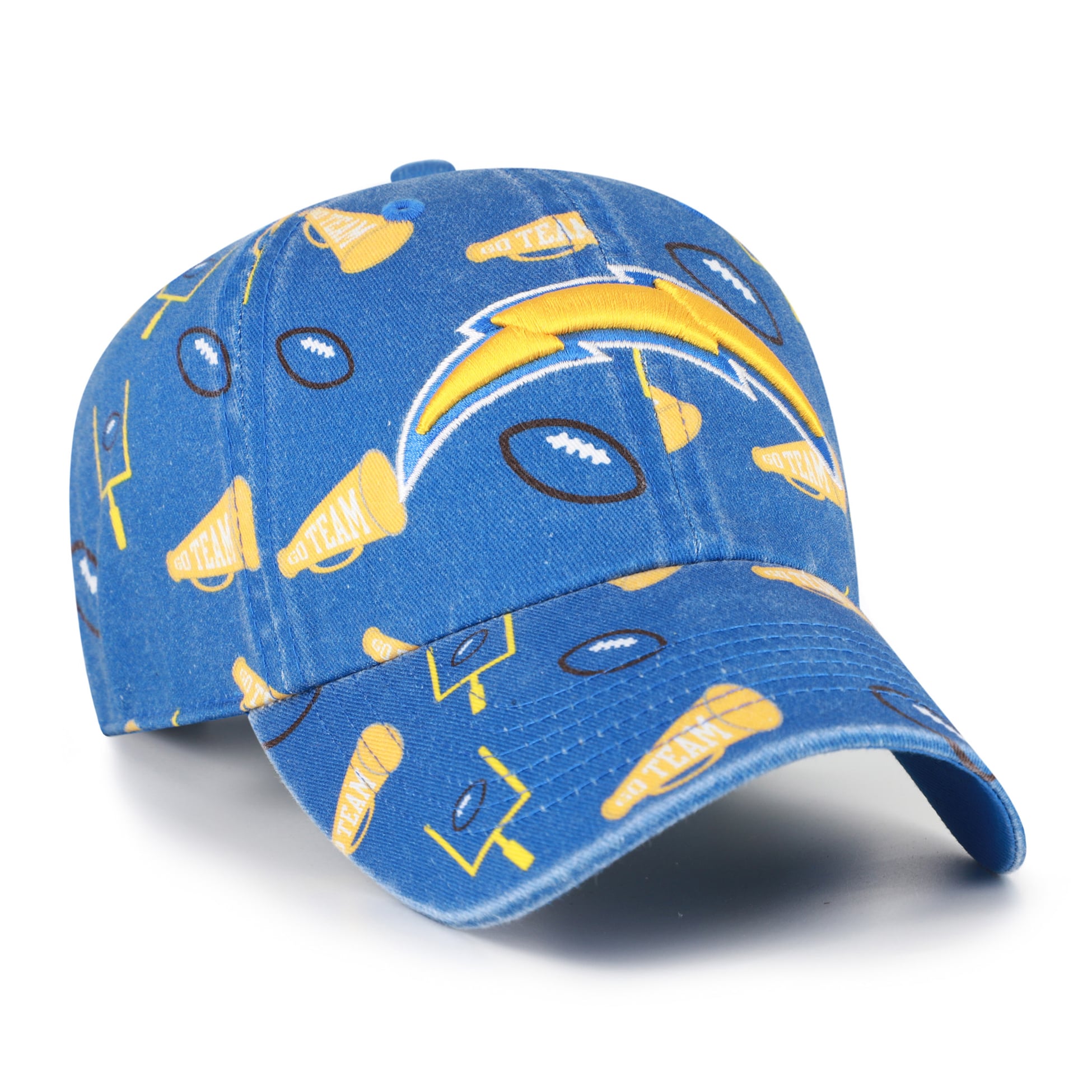 Youth '47 Powder Blue Los Angeles Chargers Stomping Ground Clean Up Adjustable Hat