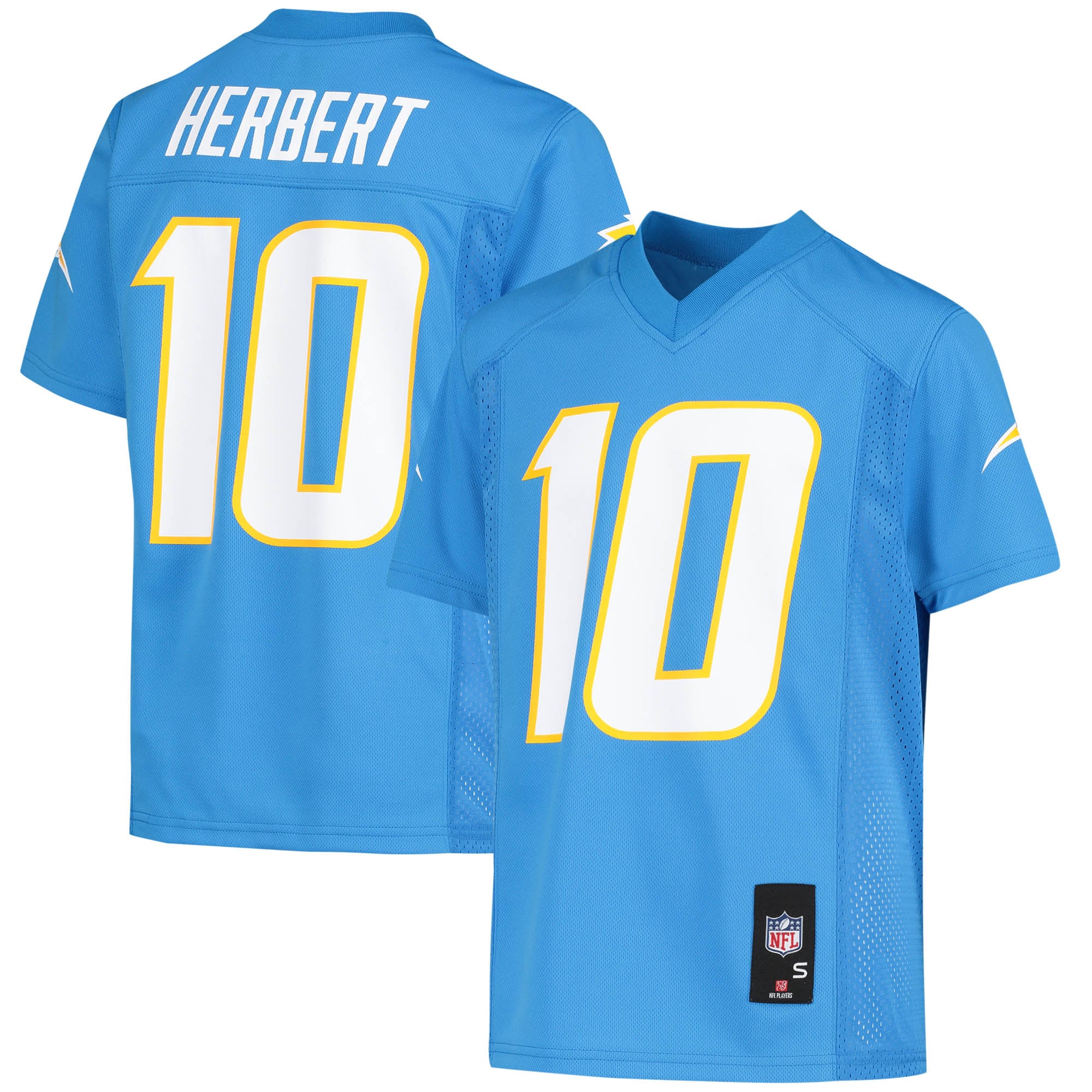 Youth Justin Herbert Powder Blue Los Angeles Chargers Replica Jersey