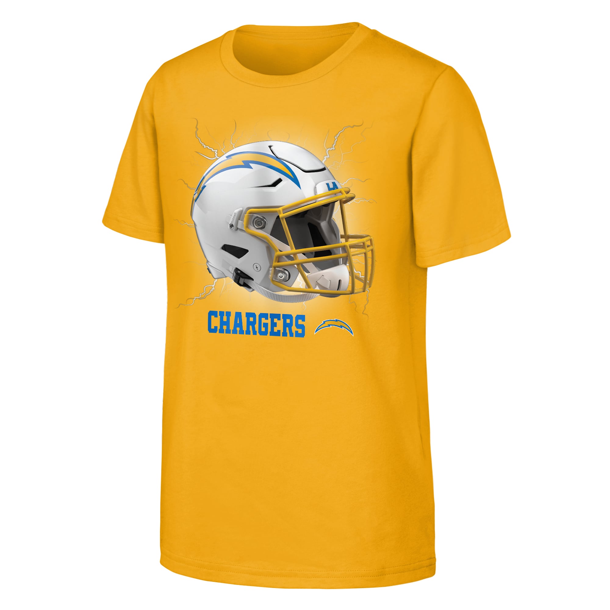 T-shirt Outerstuff Gold Youth Los Angeles Chargers « Mentalité de gagnant »