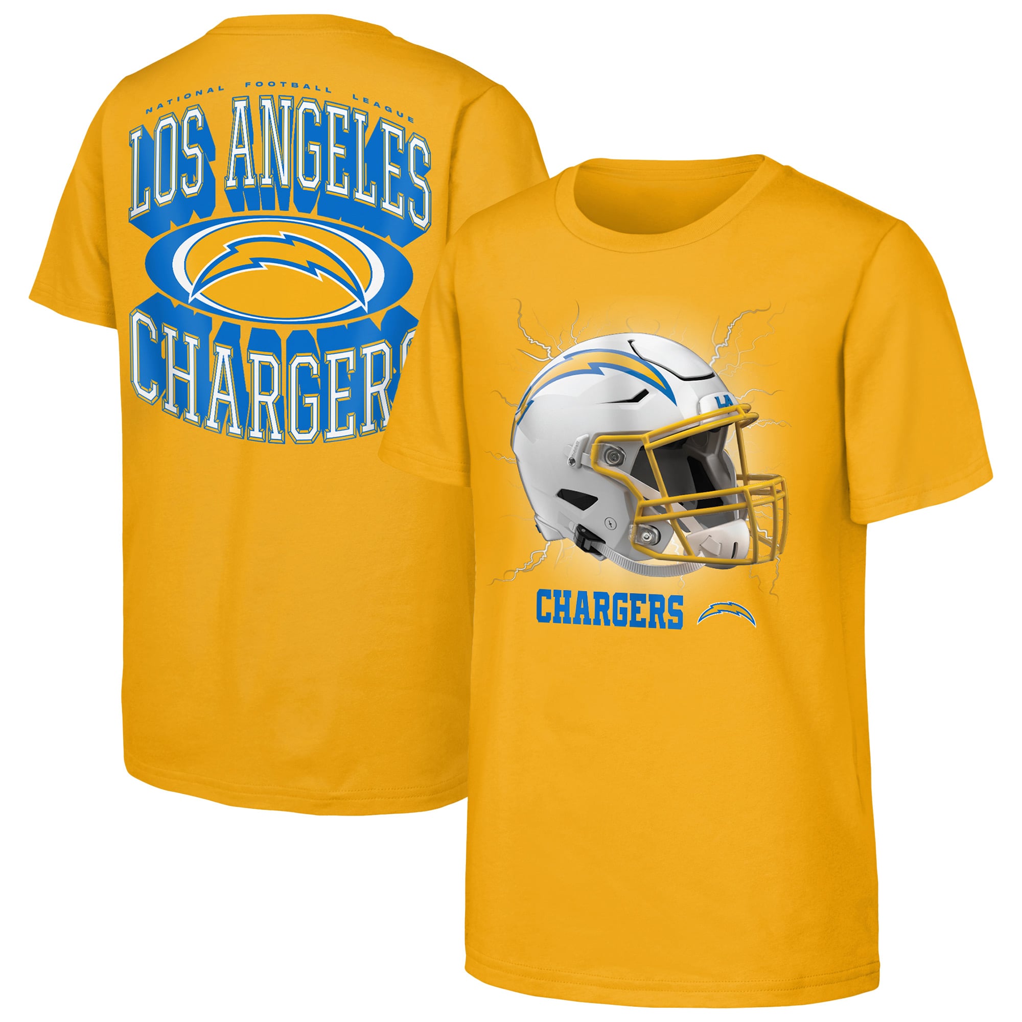 T-shirt Outerstuff Gold Youth Los Angeles Chargers « Mentalité de gagnant »