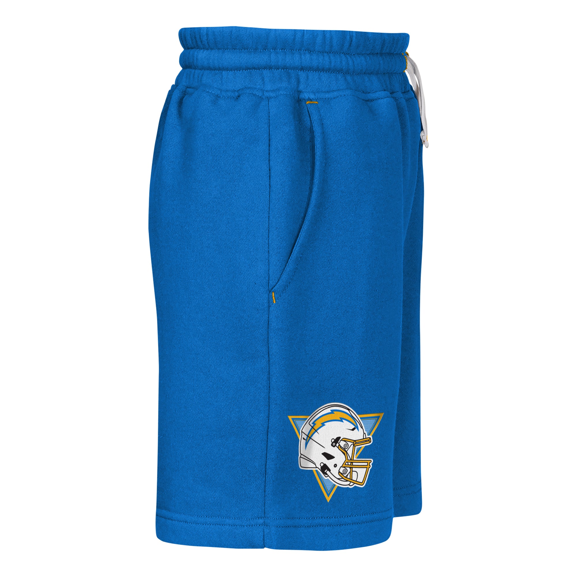 Youth Outerstuff Powder Blue Los Angeles Chargers Audible Fleece Shorts