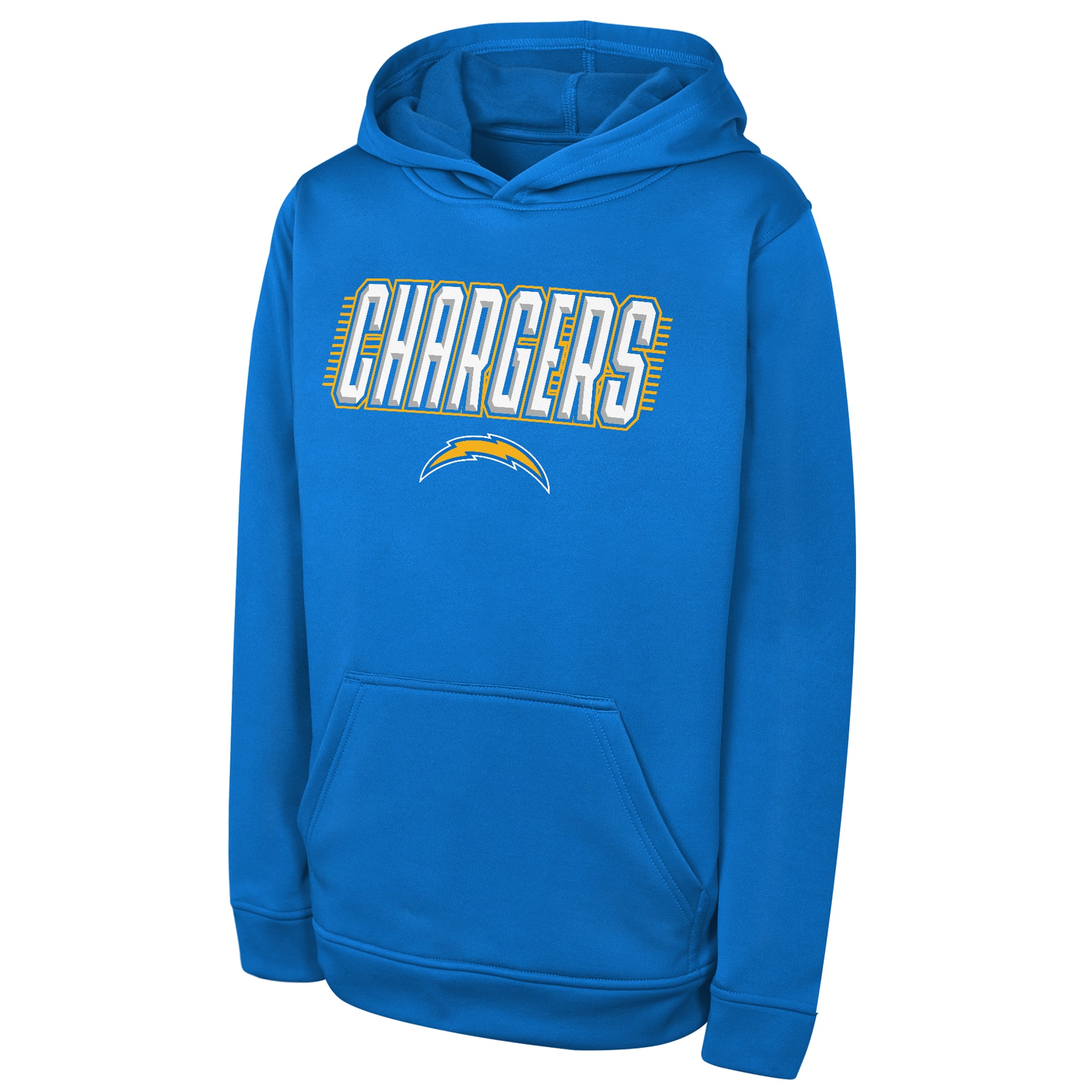Sweat à capuche Youth Outerstuff bleu poudré Los Angeles Chargers Sack Party Performance