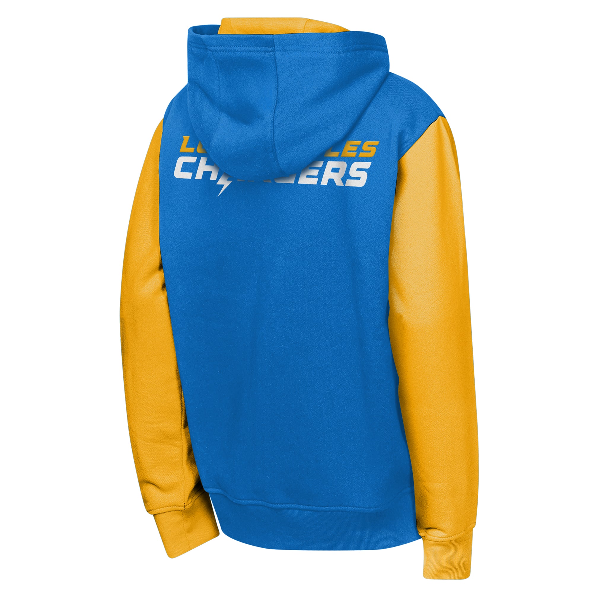 Sweat à capuche zippé Youth Outerstuff bleu poudré Los Angeles Chargers Stadium Colorblock