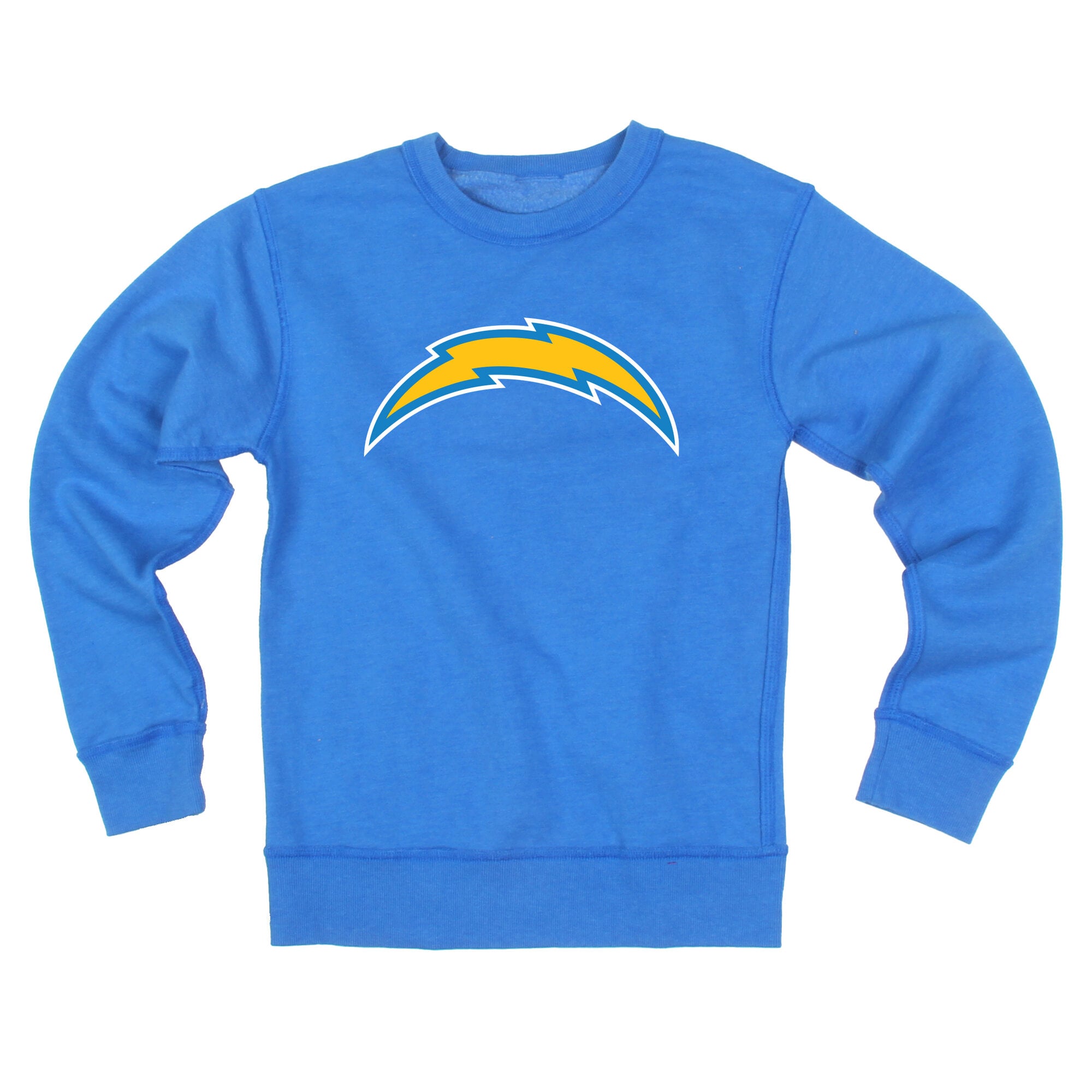 Sweat-shirt réversible en polaire bleu poudré Wes & Willy pour jeunes, Los Angeles Chargers