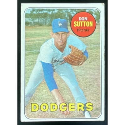 1969 Topps #216 Don Sutton