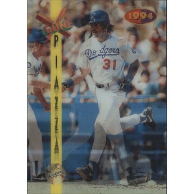 1994 Sportflics Rookie/Traded Going Going Gone #GG5 Mike Piazza