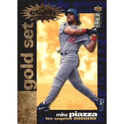 1995 Collector's Choice Crash the Game Gold Exchange #15 Mike Piazza