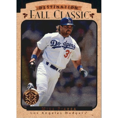 1995 SP Championship Fall Classic Die Cuts #4 Mike Piazza