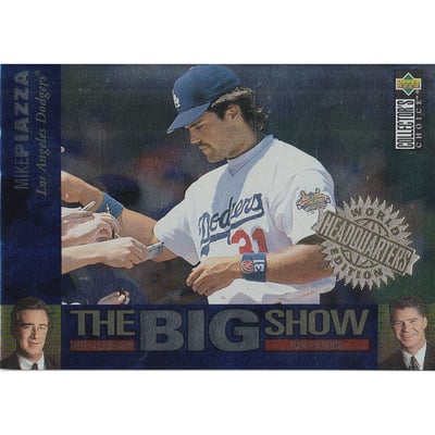 1997 Collector's Choice The Big Show World Headquarters #28 Mike Piazza