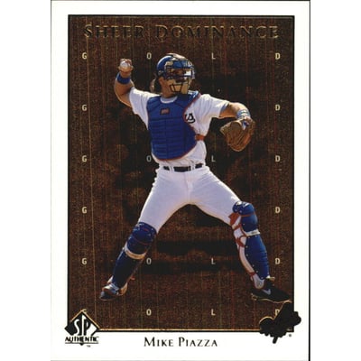 1998 SP Authentic Sheer Dominance Gold #SD40 Mike Piazza