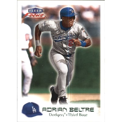 2000 Fleer Focus Masterpiece Mania #2 Adrian Beltre