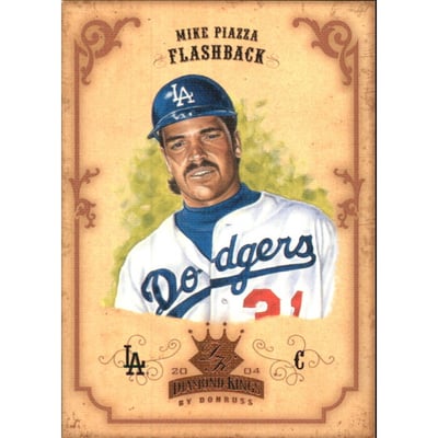 2004 Diamond Kings Bronze #157 Mike Piazza FB
