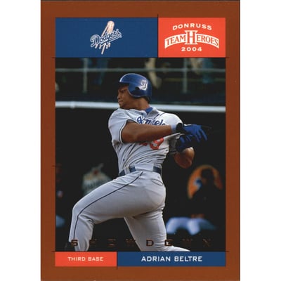 2004 Donruss Team Heroes Showdown Bronze #220 Adrian Beltre