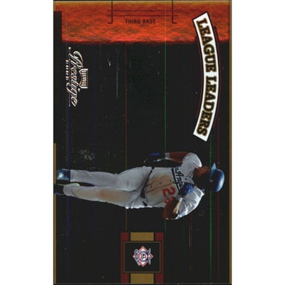 2005 Playoff Prestige League Leaders Single Foil #LLS3 Adrian Beltre