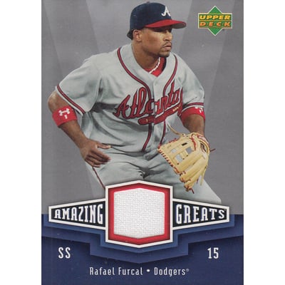 2006 Upper Deck Amazing Greats Materials #RF Rafael Furcal Jsy