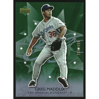 2006 Upper Deck Future Stars Green #16 Greg Maddux