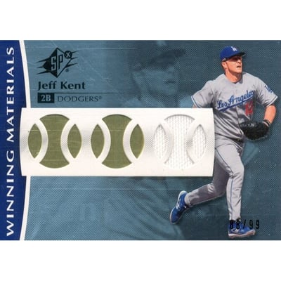 2008 SPx Winning Materials Baseball 99 #JK Jeff Kent