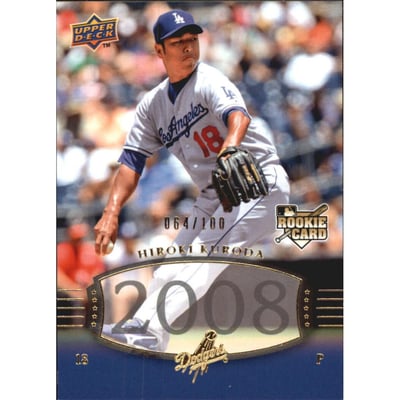 2008 Upper Deck Timeline '04 UD Timeless Teams Gold #260 Hiroki Kuroda